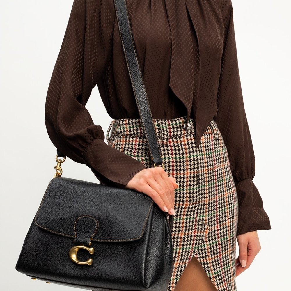 Coach Black May Handbag #3954